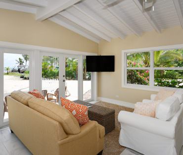 Green Cottage - Living Room & View